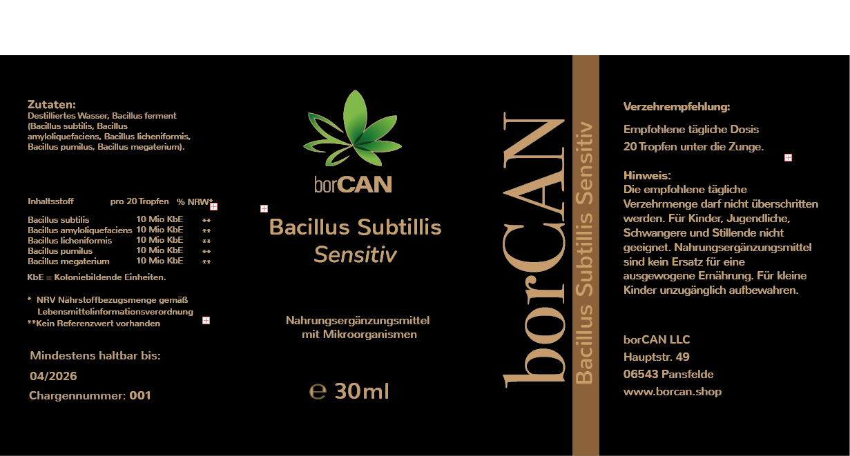 Bacillus Subtilis Sensitiv