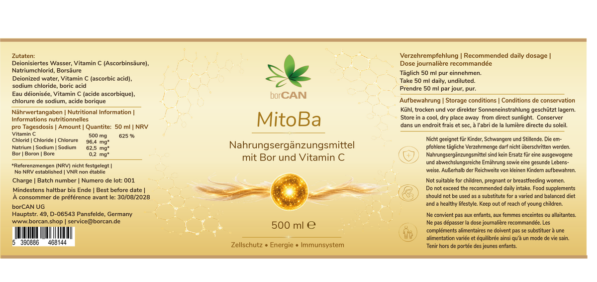 Angebot: 3er MitoBa + VitaD3 -4000
