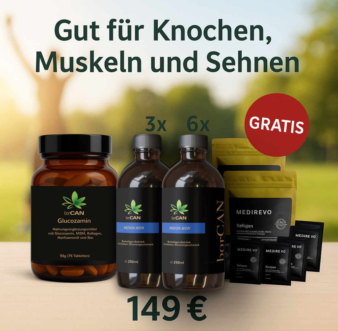 Aktion: Stark für Knochen, Muskeln & Sehnen