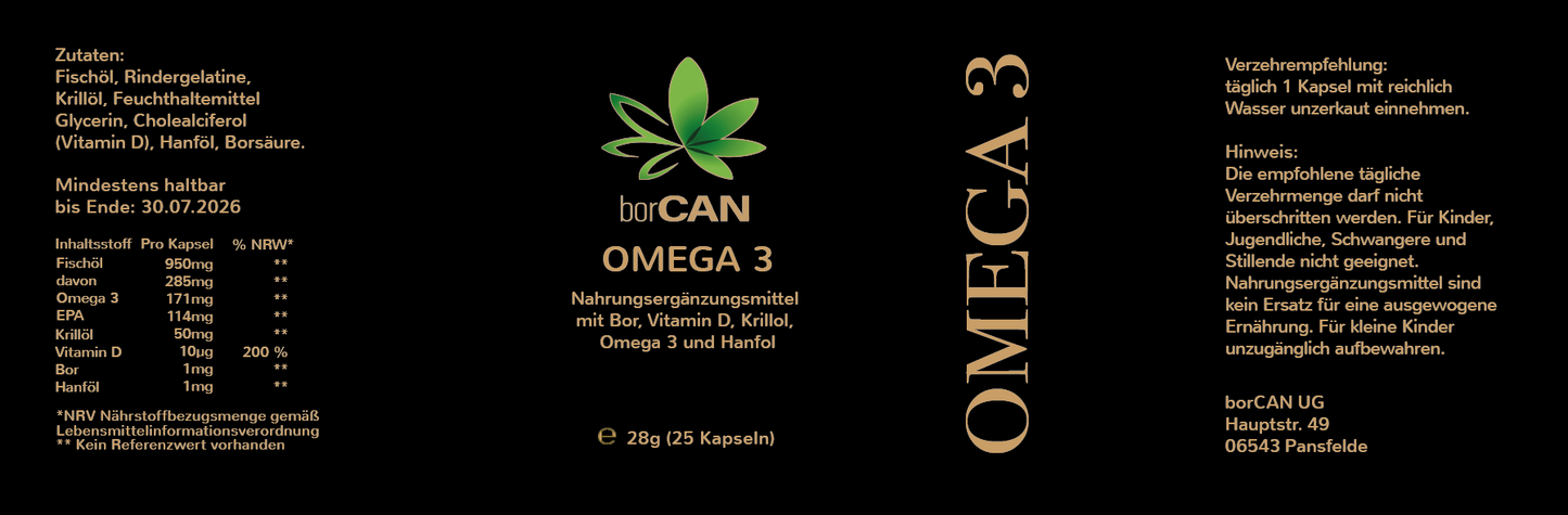 Omega-3 with borCAN-Complex