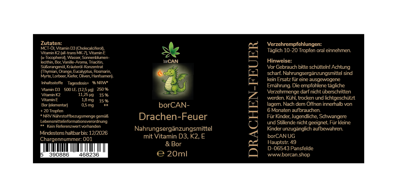 borCAN-Drachen-Feuer